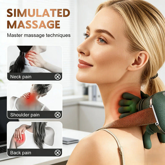 🔥50% OFF🔥4D Portable Neck and Shoulder Massager