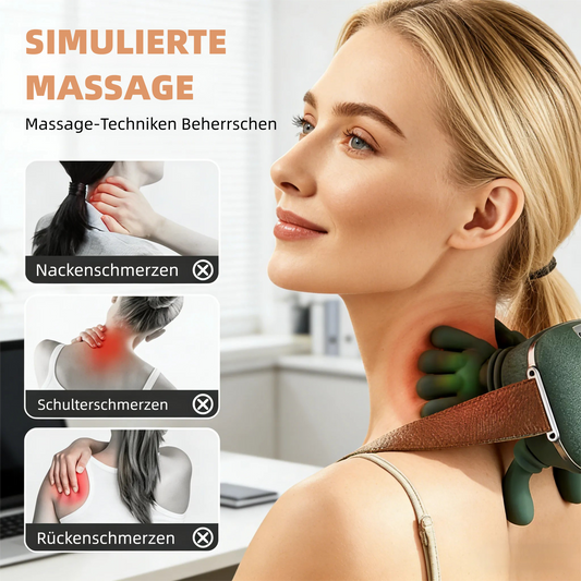 🔥50% RABATT🔥 Tragbares 4D-Nacken- und Schultermassagegerät