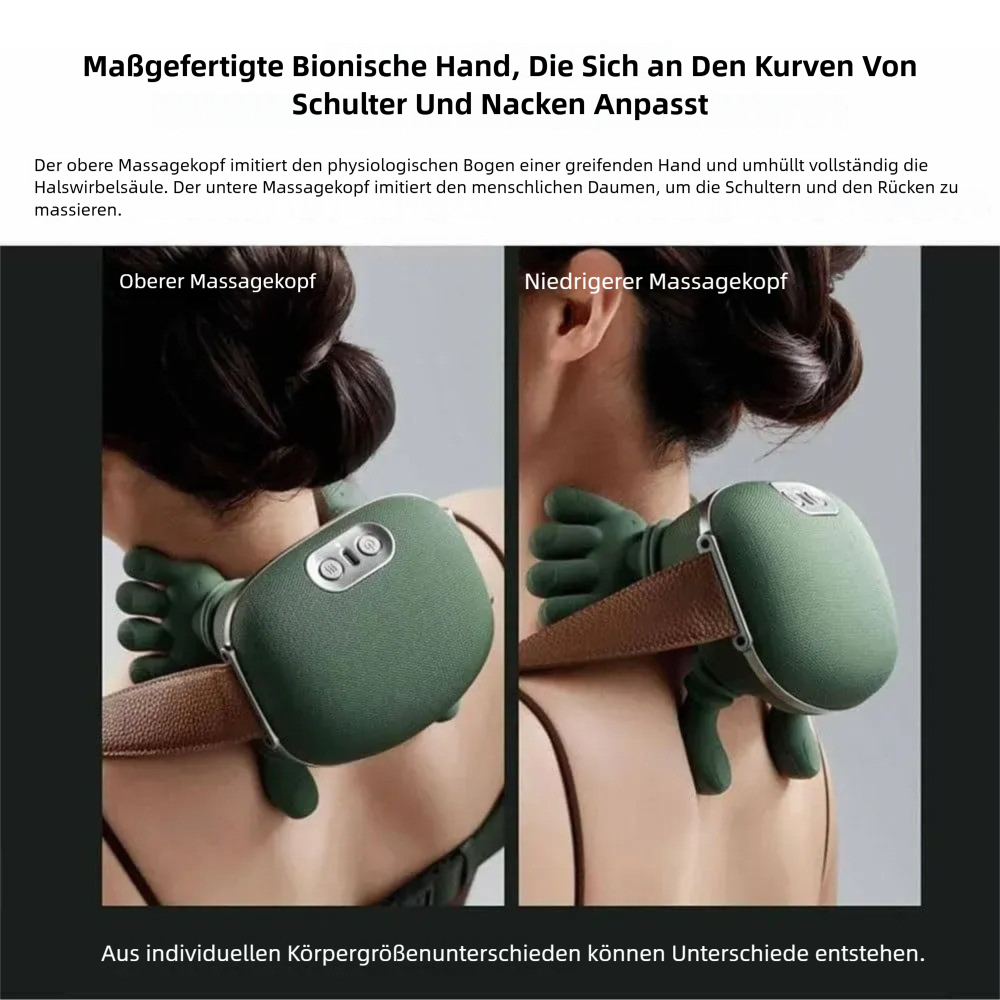 🔥50% RABATT🔥 Tragbares 4D-Nacken- und Schultermassagegerät