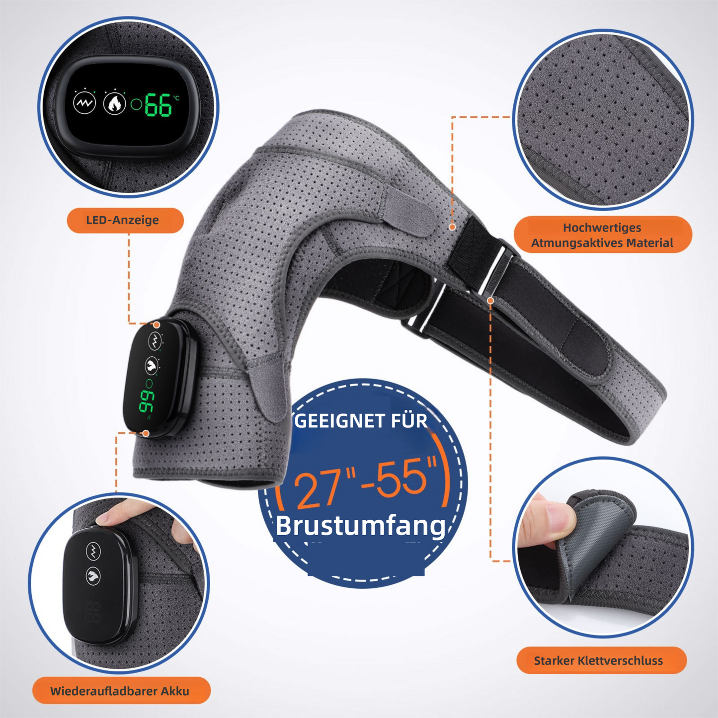 Outlivra™ Beheizbares Schultermassagegerät