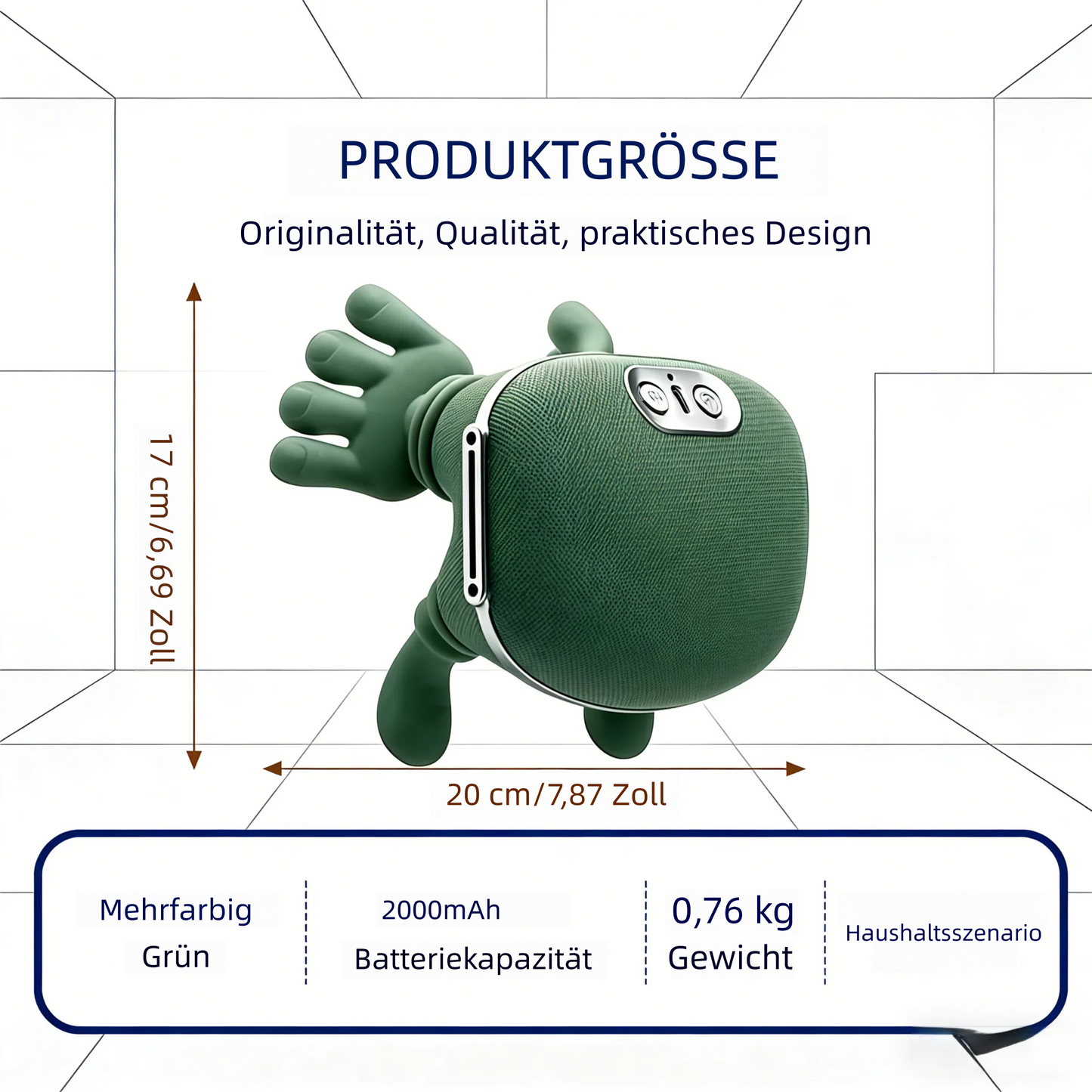 🔥50% RABATT🔥 Tragbares 4D-Nacken- und Schultermassagegerät