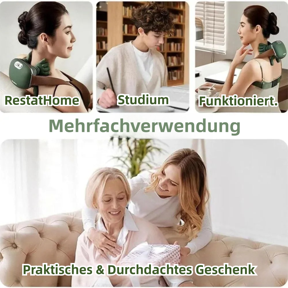 🔥50% RABATT🔥 Tragbares 4D-Nacken- und Schultermassagegerät