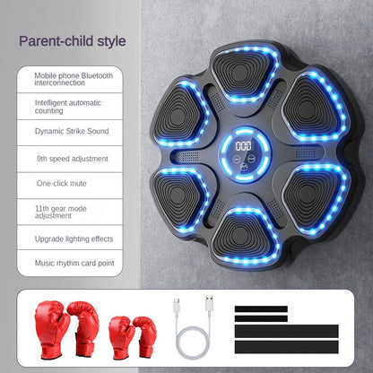 🎁 50% OFF! 💡Musical boxing machine, comes with boxing gloves