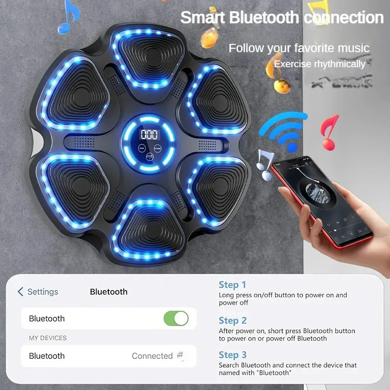 🎁 50% OFF! 💡Musical boxing machine, comes with boxing gloves